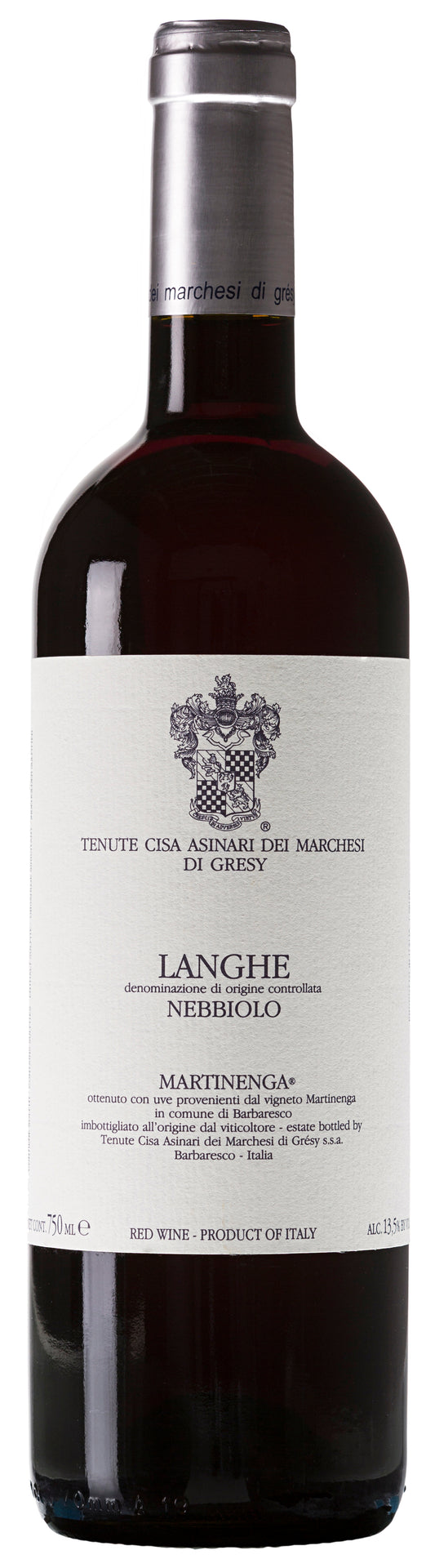 Marchesi di Gresy Martinenga Nebbiolo 2022  Front Bottle Shot