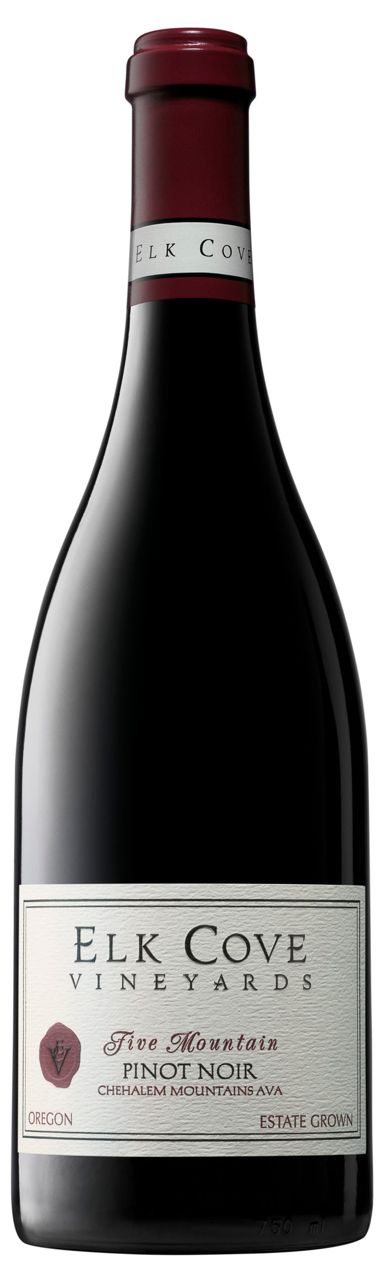Elk Cove Five Mountain Pinot Noir 2022  Front Bottle Shot