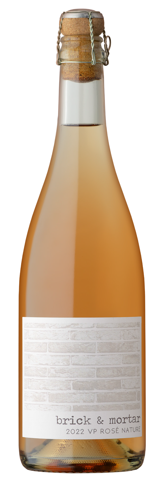 Brick & Mortar VP Rose Nature 2022  Front Bottle Shot