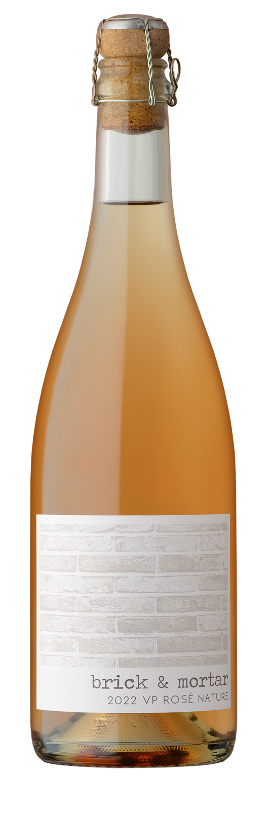 Brick & Mortar VP Rose Nature 2022  Front Bottle Shot