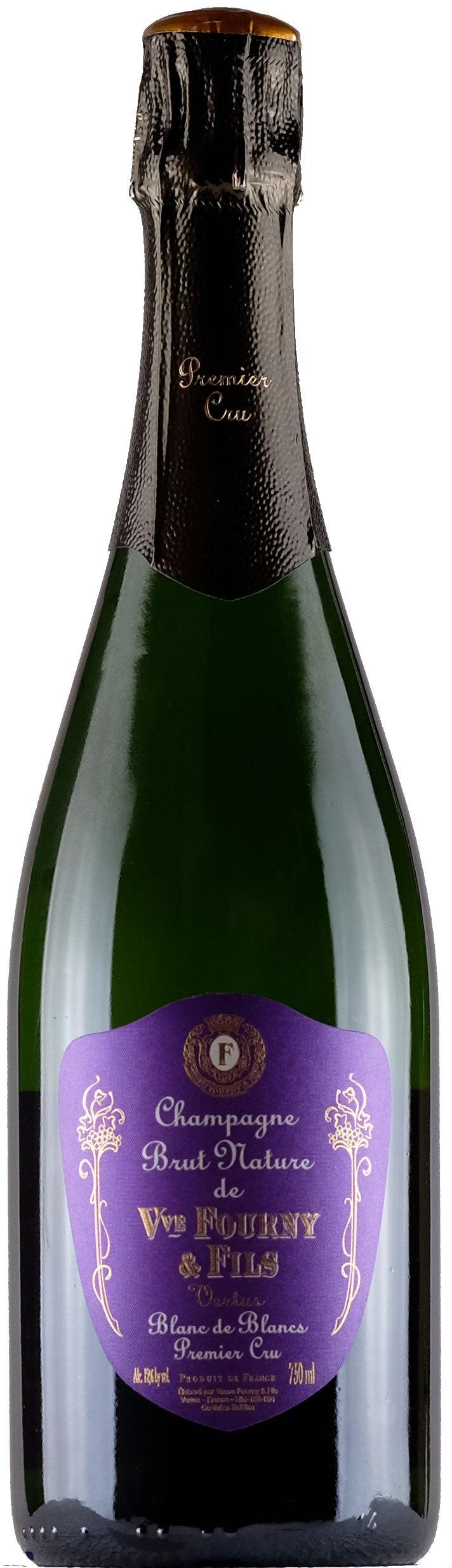 Veuve Fourny et Fils Blanc de Blancs Brut Nature Premier Cru  Front Bottle Shot