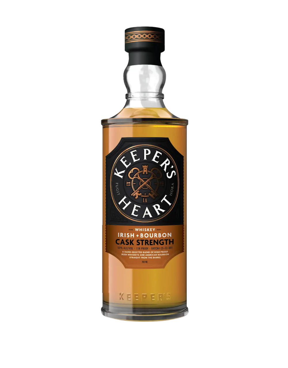 KEEPER'S HEART WHISKEY IRISH + BOURBON CASK STRENGTH 700 ML