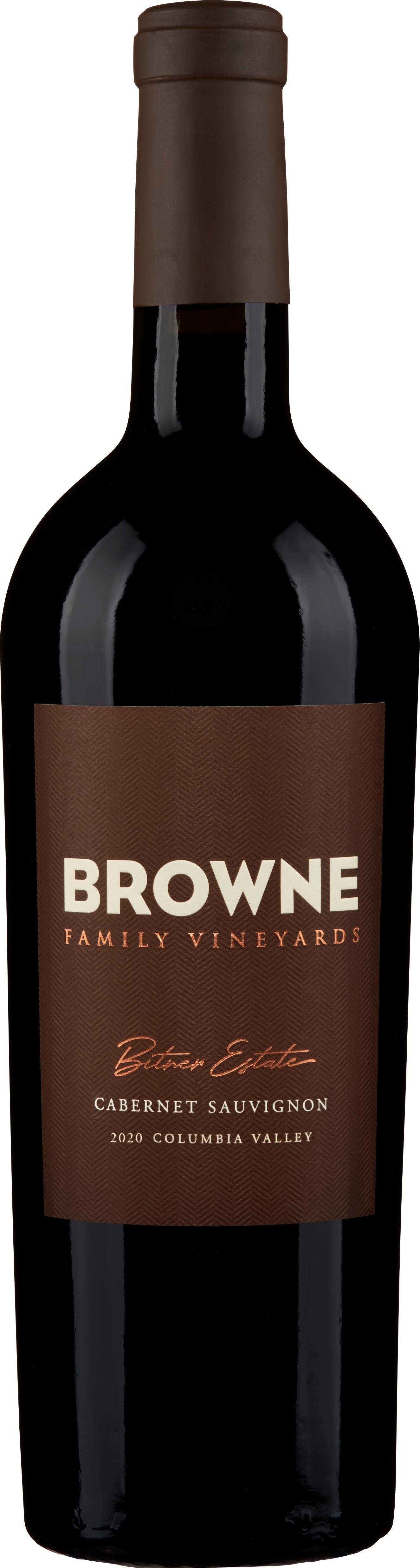 Browne Family Vineyards Bitner Estate Cabernet Sauvignon 2020  Front Bottle Shot