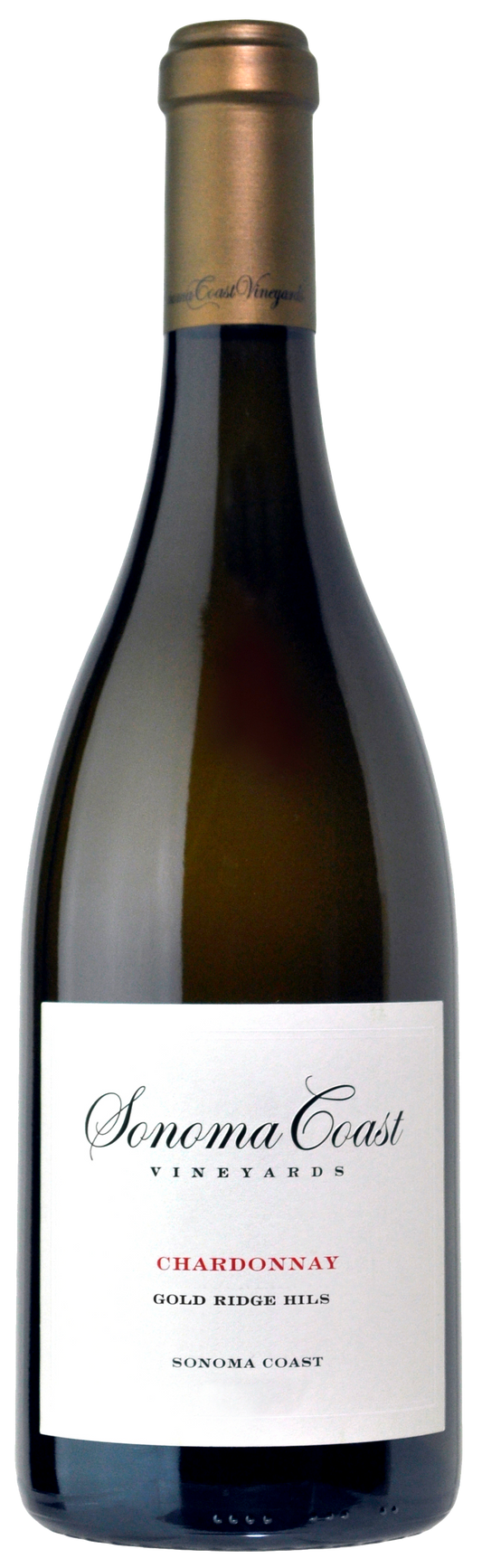 Sonoma Coast Vineyards Gold Ridge Hills Chardonnay 2020  Front Bottle Shot