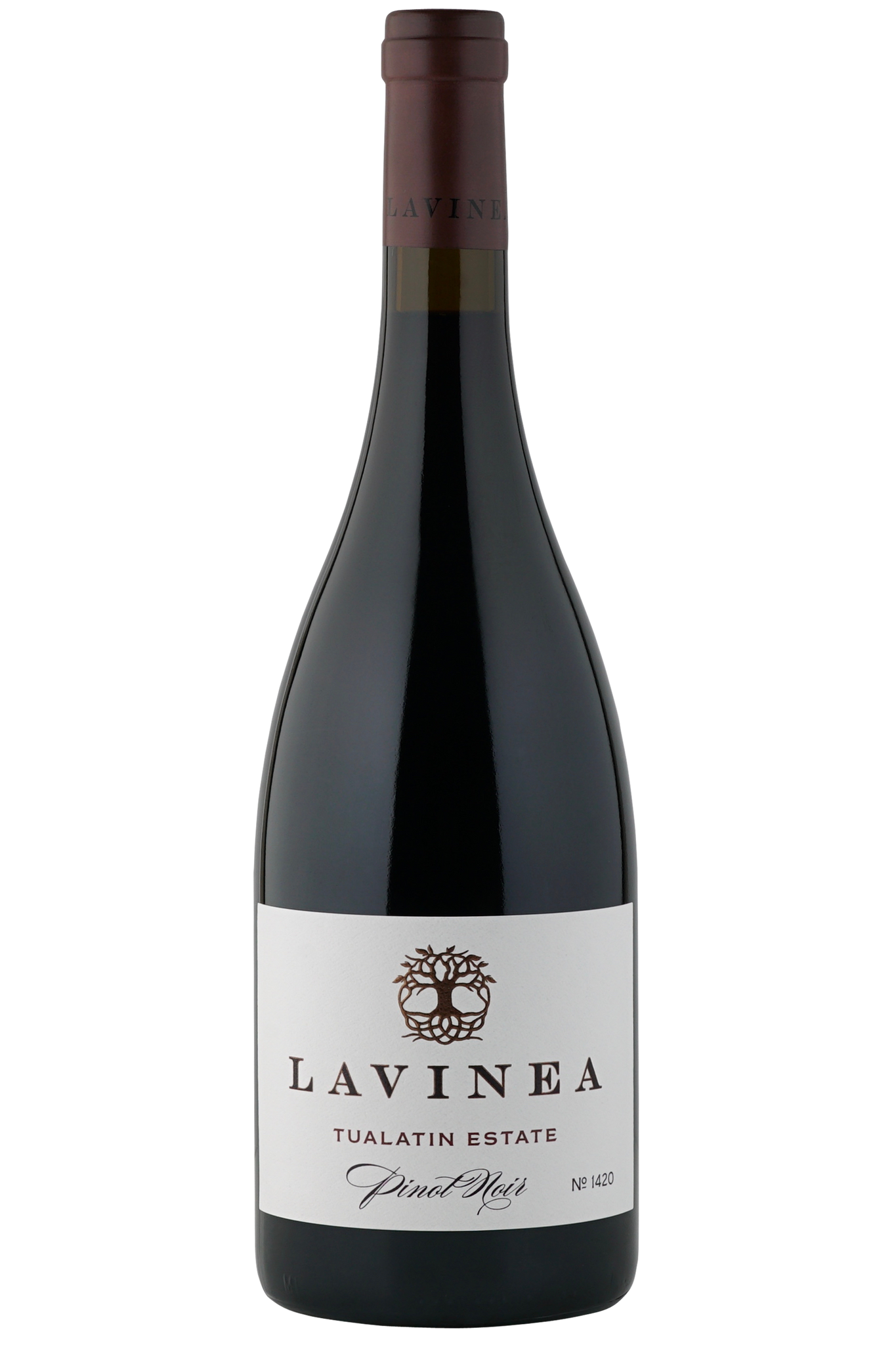 Lavinea Tualatin Estate Pinot Noir 2022  Front Bottle Shot