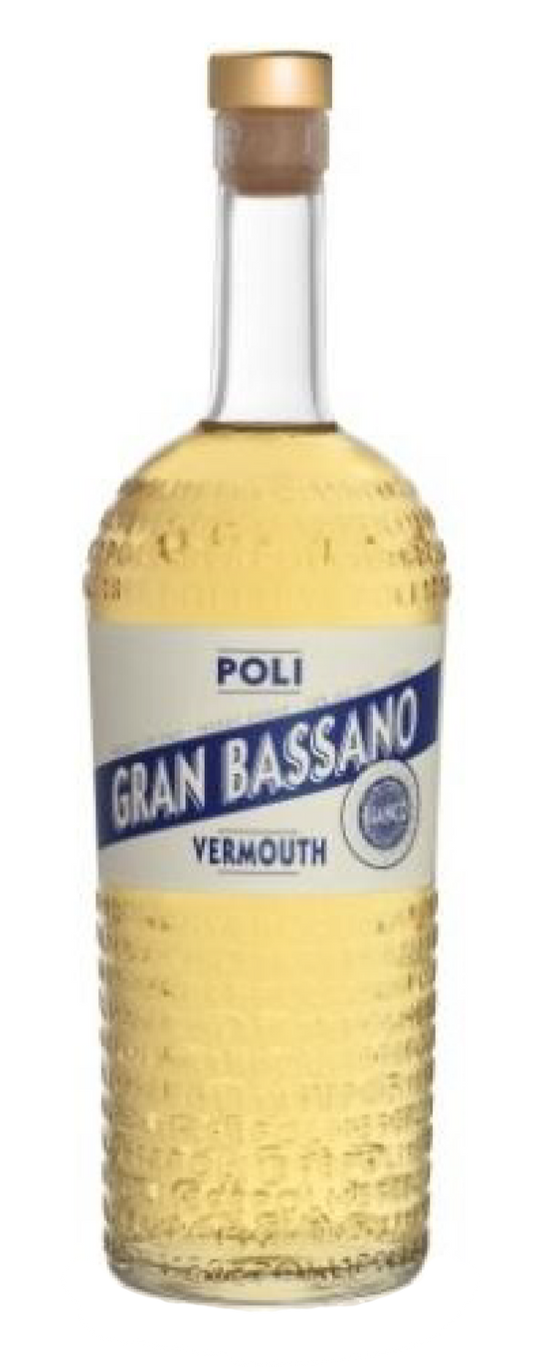 Poli Gran Bassano Vermouth Bianco (700ML)  Front Bottle Shot
