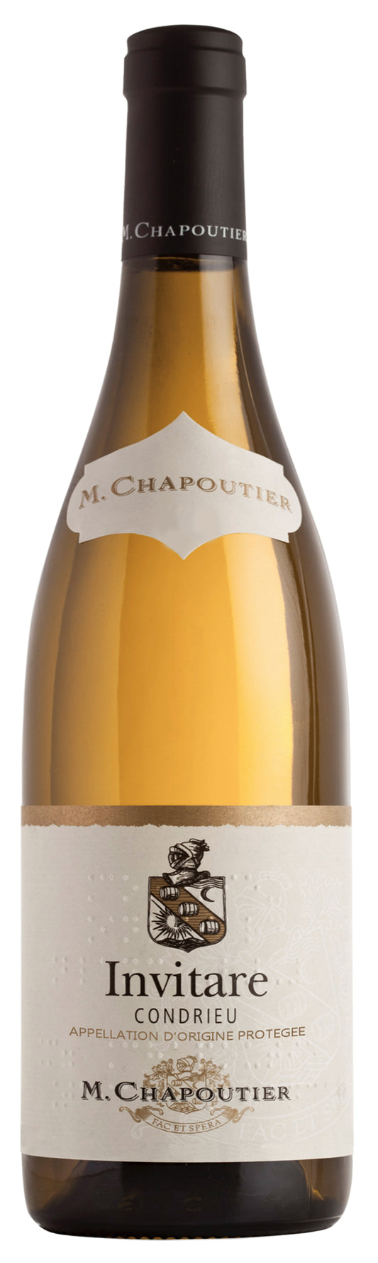 Maison Chapoutier  Invitare Condrieu 2021  Front Bottle Shot