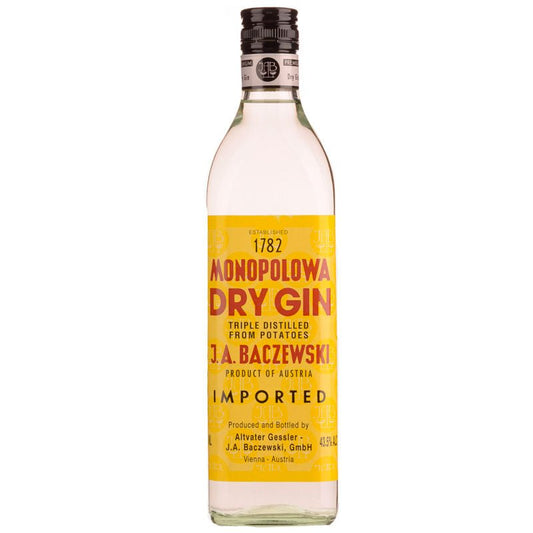 JA Baczewski Monopolowa Dry Gin 750ml