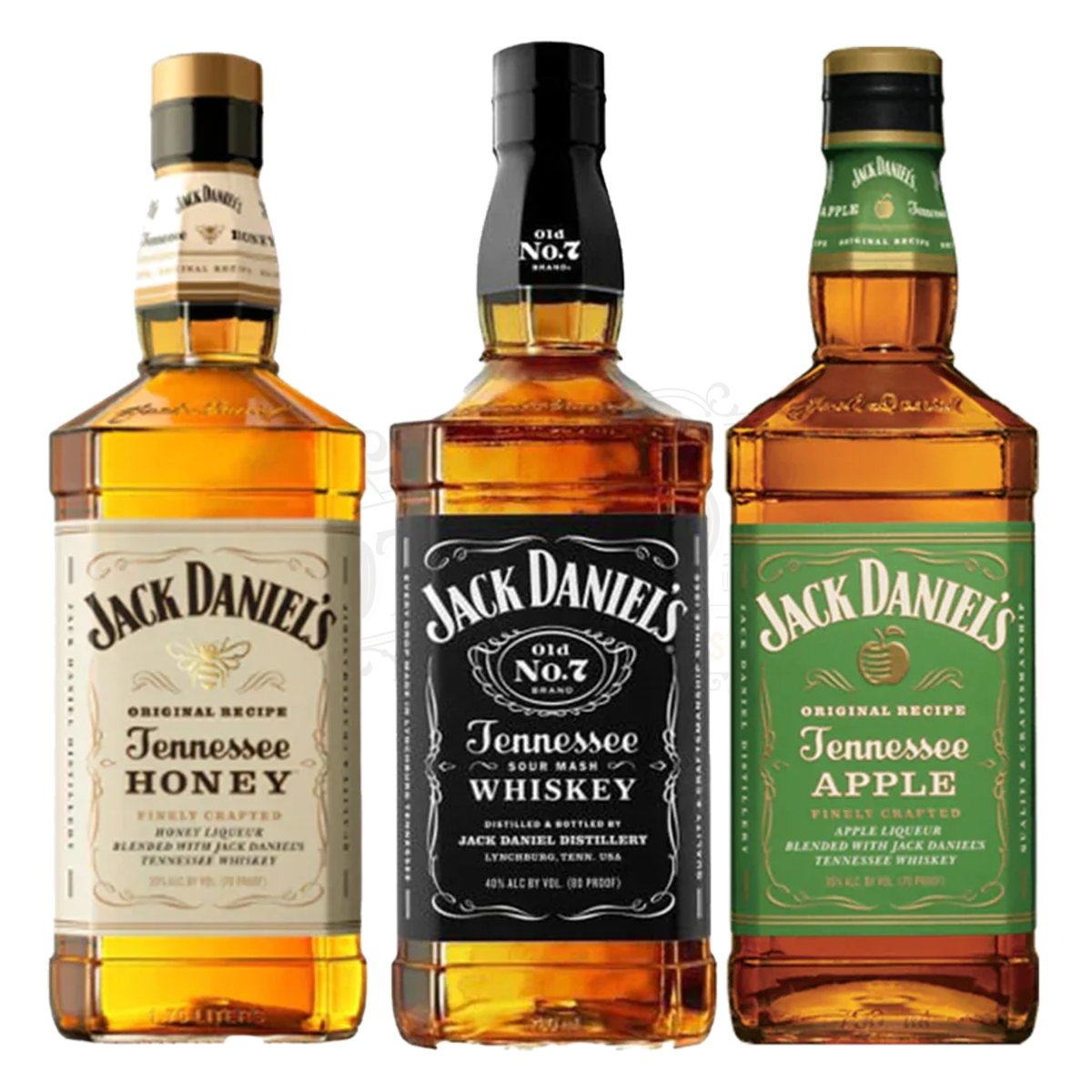 Jack Daniel's Tennessee, Honey & Apple Whiskey Bundle
