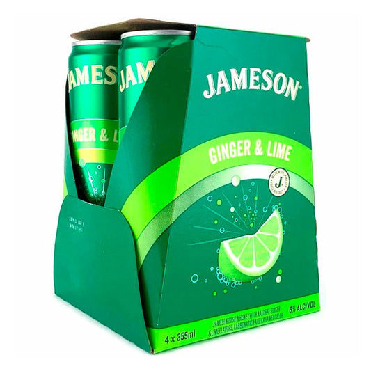 Jameson Ginger & Lime Whiskey 4/355ml