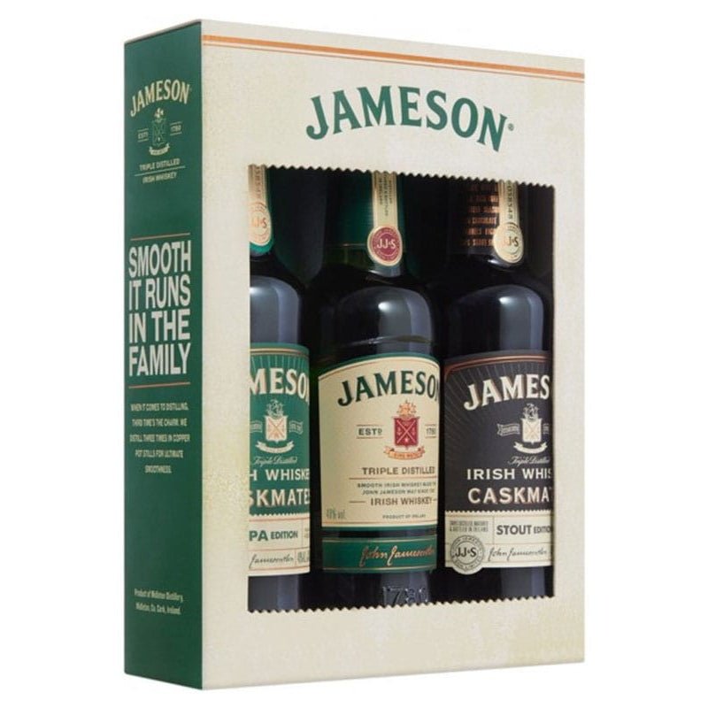 Jameson Irish Whiskey Gift Pack 3/375ml