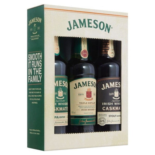 Jameson Irish Whiskey Gift Pack 3/375ml