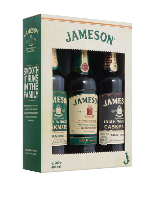 JAMESON IRISH WHISKEY TRILOGY 200 ML