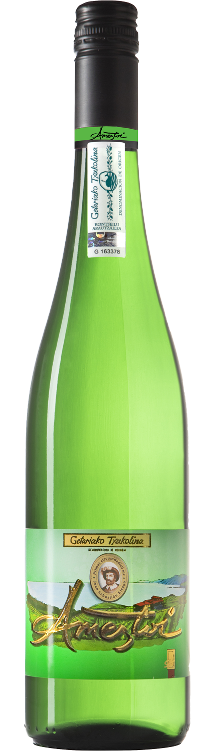 Ameztoi Getariako Txakolina 2024  Front Bottle Shot
