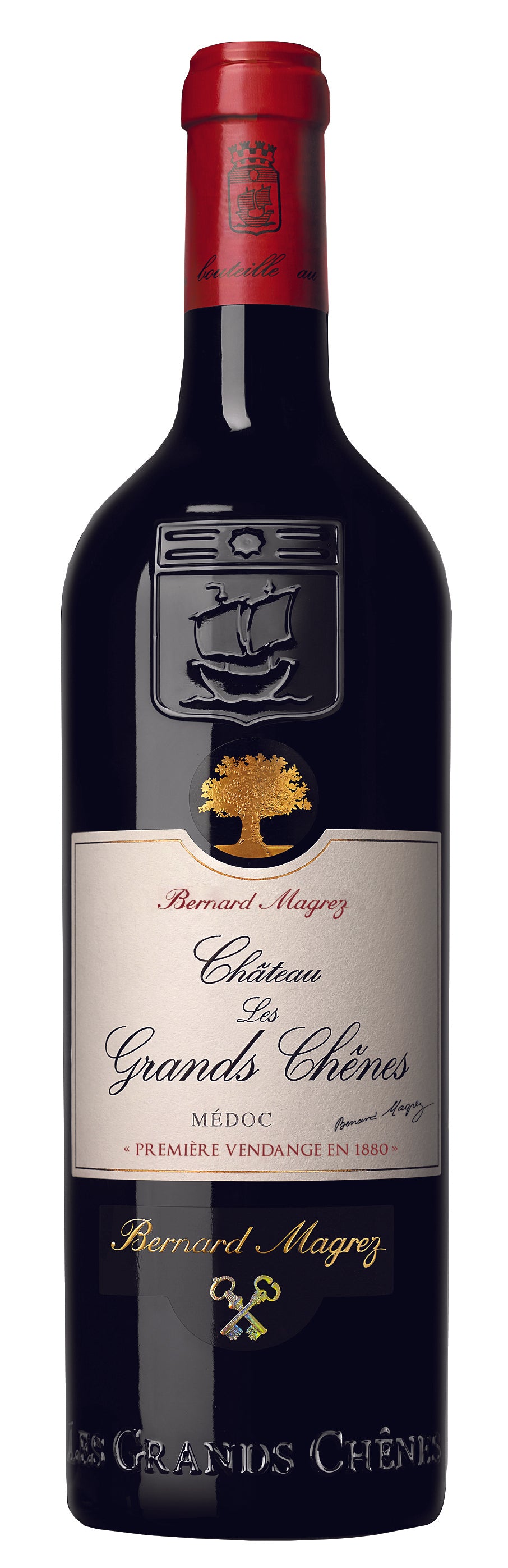 Chateau Les Grands Chenes  2020  Front Bottle Shot