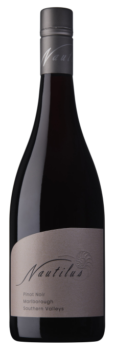 Nautilus Southern Valleys Pinot Noir 2019  Front Bottle Shot