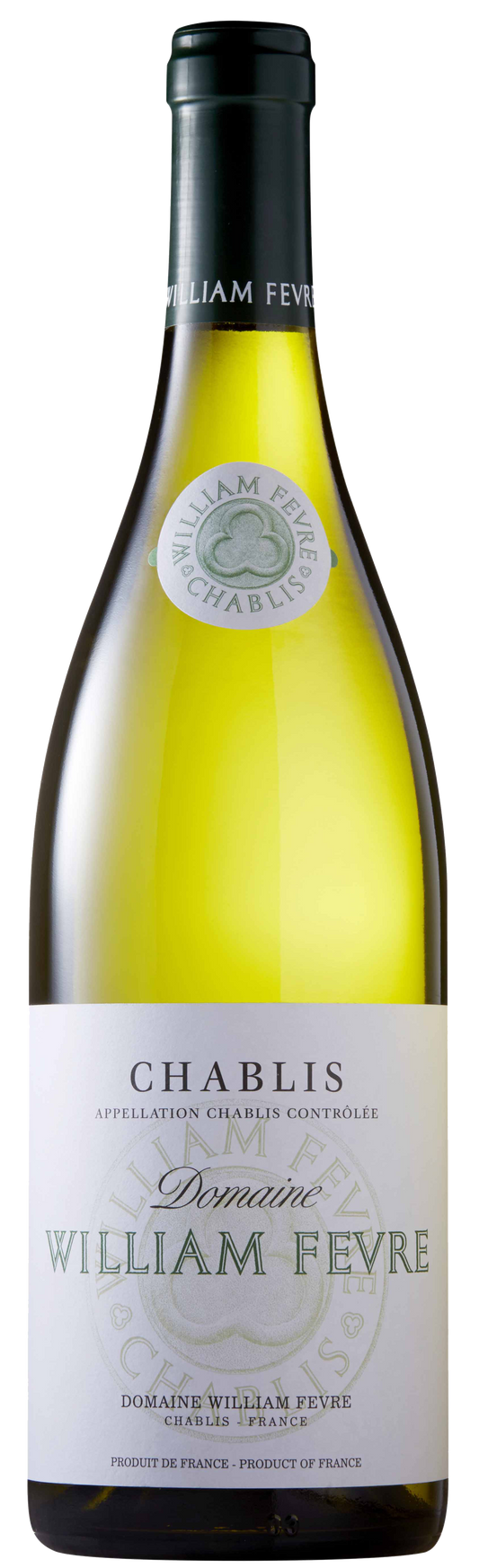 William Fevre Chablis Domaine 2022  Front Bottle Shot