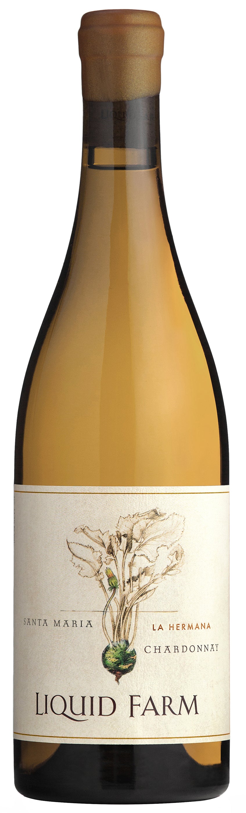 Liquid Farm La Hermana Chardonnay 2023  Front Bottle Shot