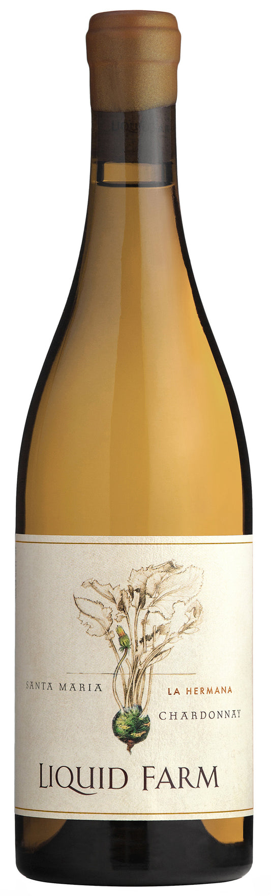 Liquid Farm La Hermana Chardonnay 2023  Front Bottle Shot