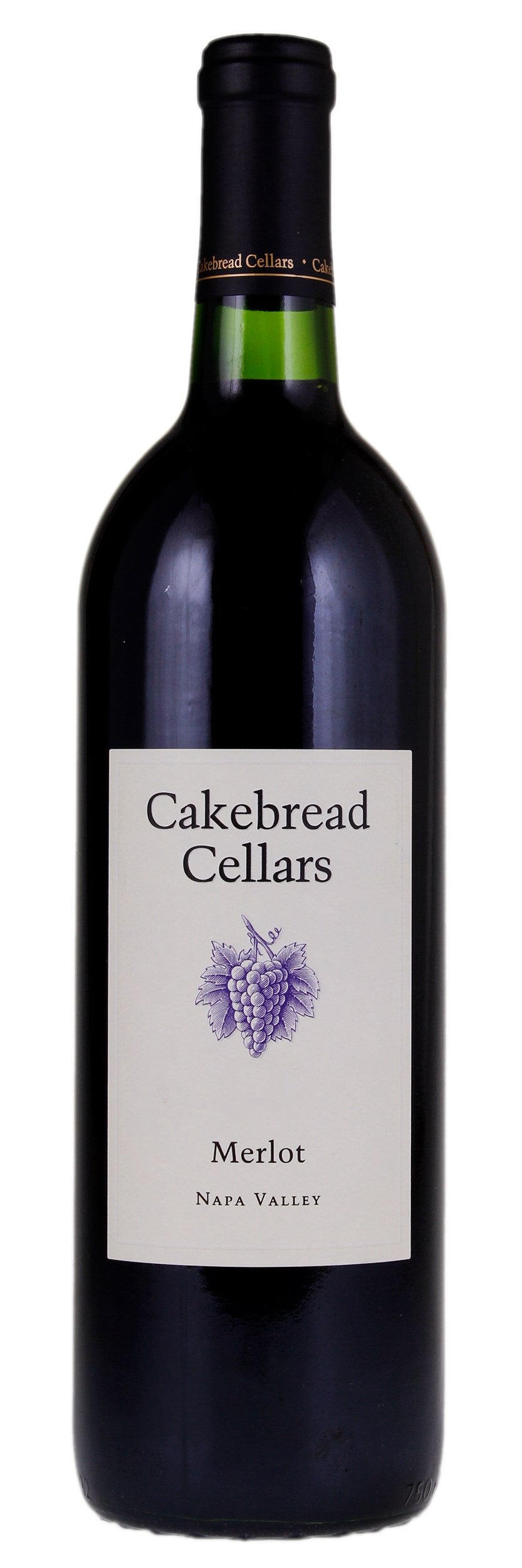 Cakebread Merlot 2021  Front Bottle Shot