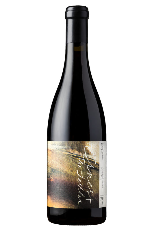 Ernest Vineyards The Settler Pinot Noir 2018  Front Bottle Shot