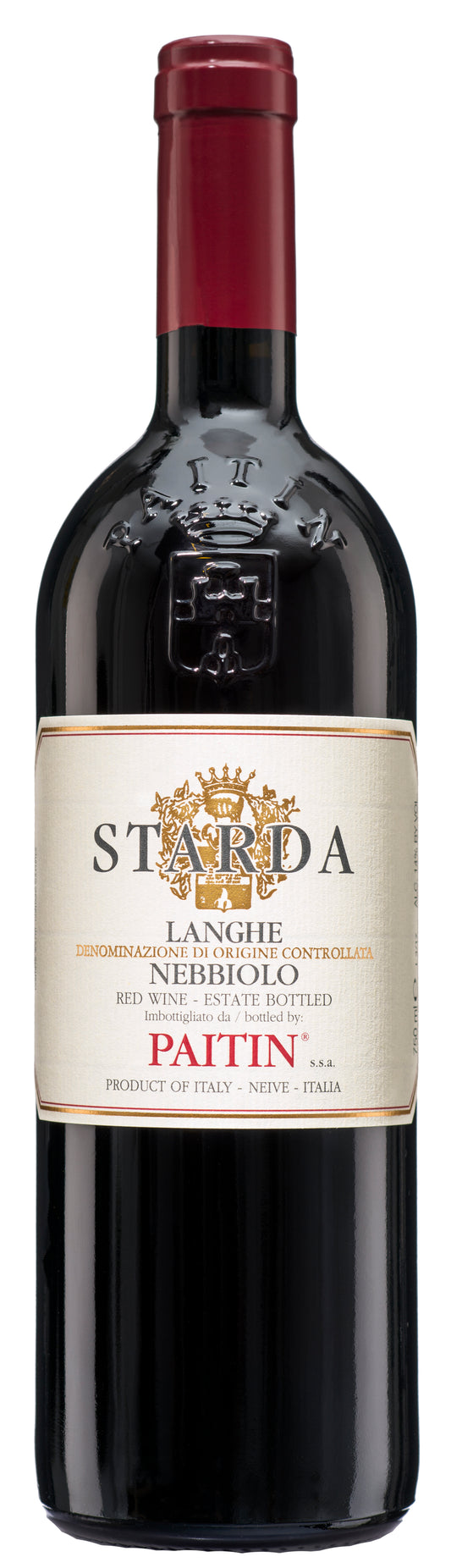 Paitin Starda Langhe Nebbiolo 2023  Front Bottle Shot