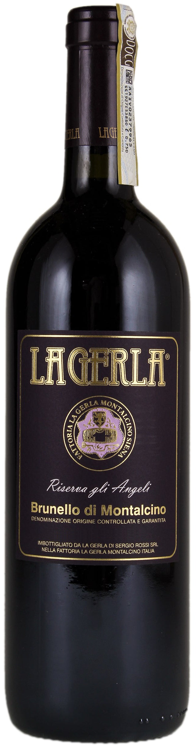 La Gerla Brunello di Montalcino Riserva Gli Angeli 2015  Front Bottle Shot
