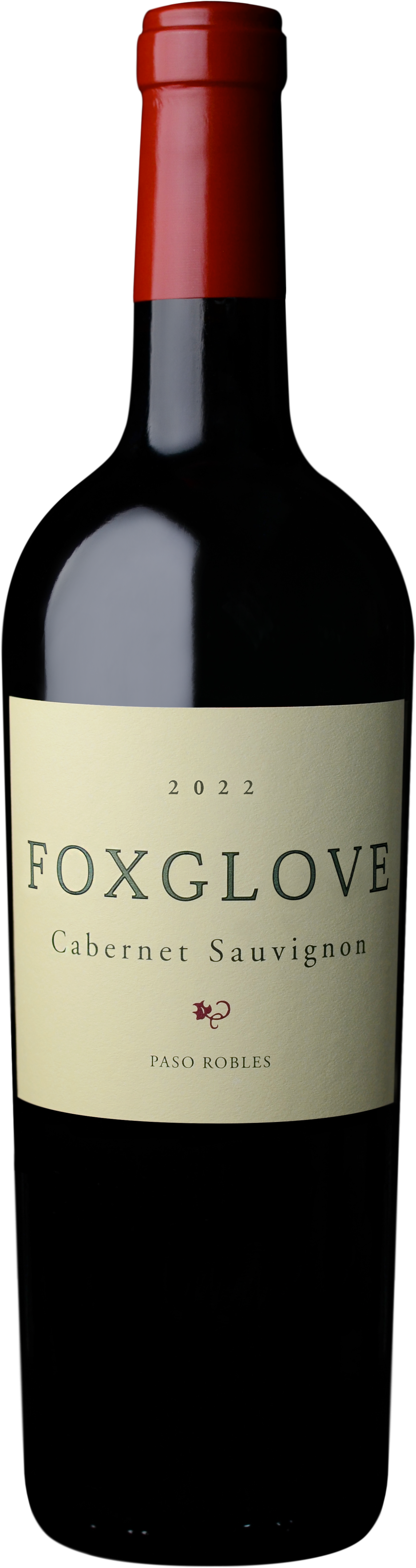 Foxglove Cabernet Sauvignon 2022  Front Bottle Shot