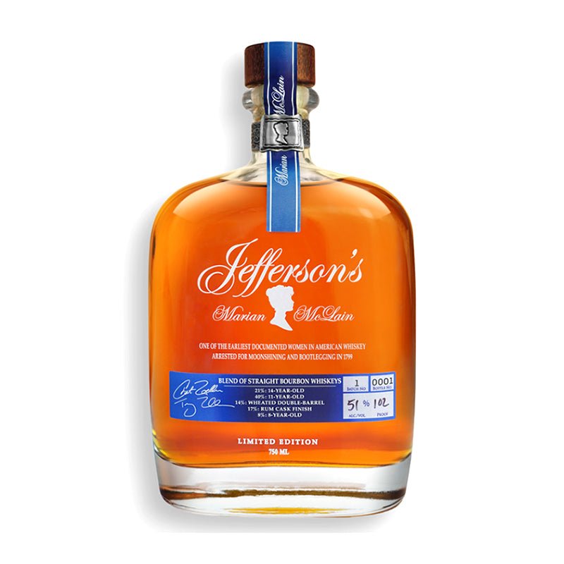 Jeffersons Marian McLain Limited Edition Bourbon Whiskey 750ml