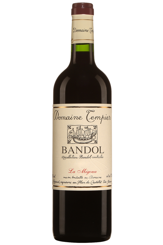 Domaine Tempier Bandol La Migoua Rouge 2021  Front Bottle Shot