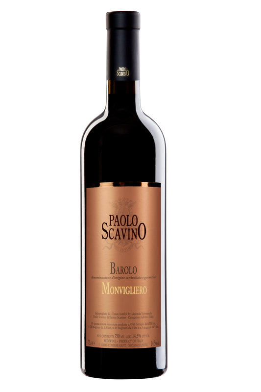 Paolo Scavino Barolo Monvigliero 2020  Front Bottle Shot