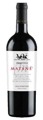 Matane Primitivo Puglia 2021  Front Bottle Shot
