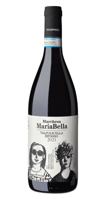 Massimago Valpolicella Ripasso Marchesa MariaBella 2021  Front Bottle Shot