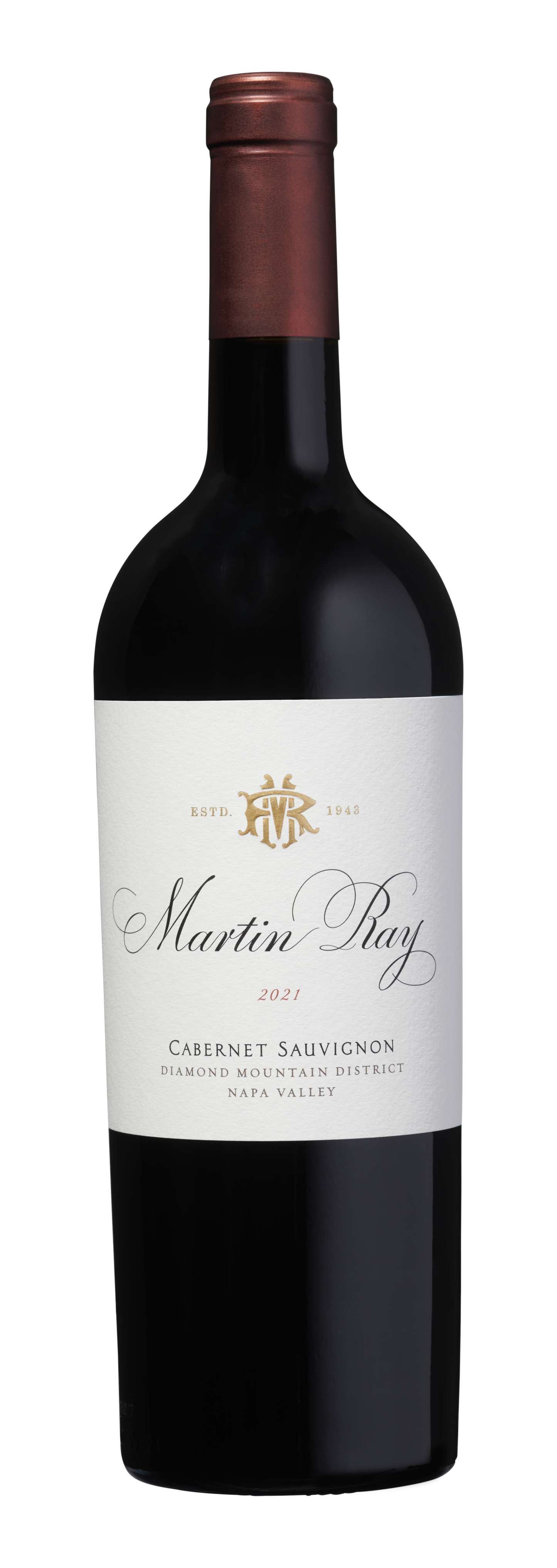 Martin Ray Diamond Mountain Cabernet Sauvignon 2021  Front Bottle Shot