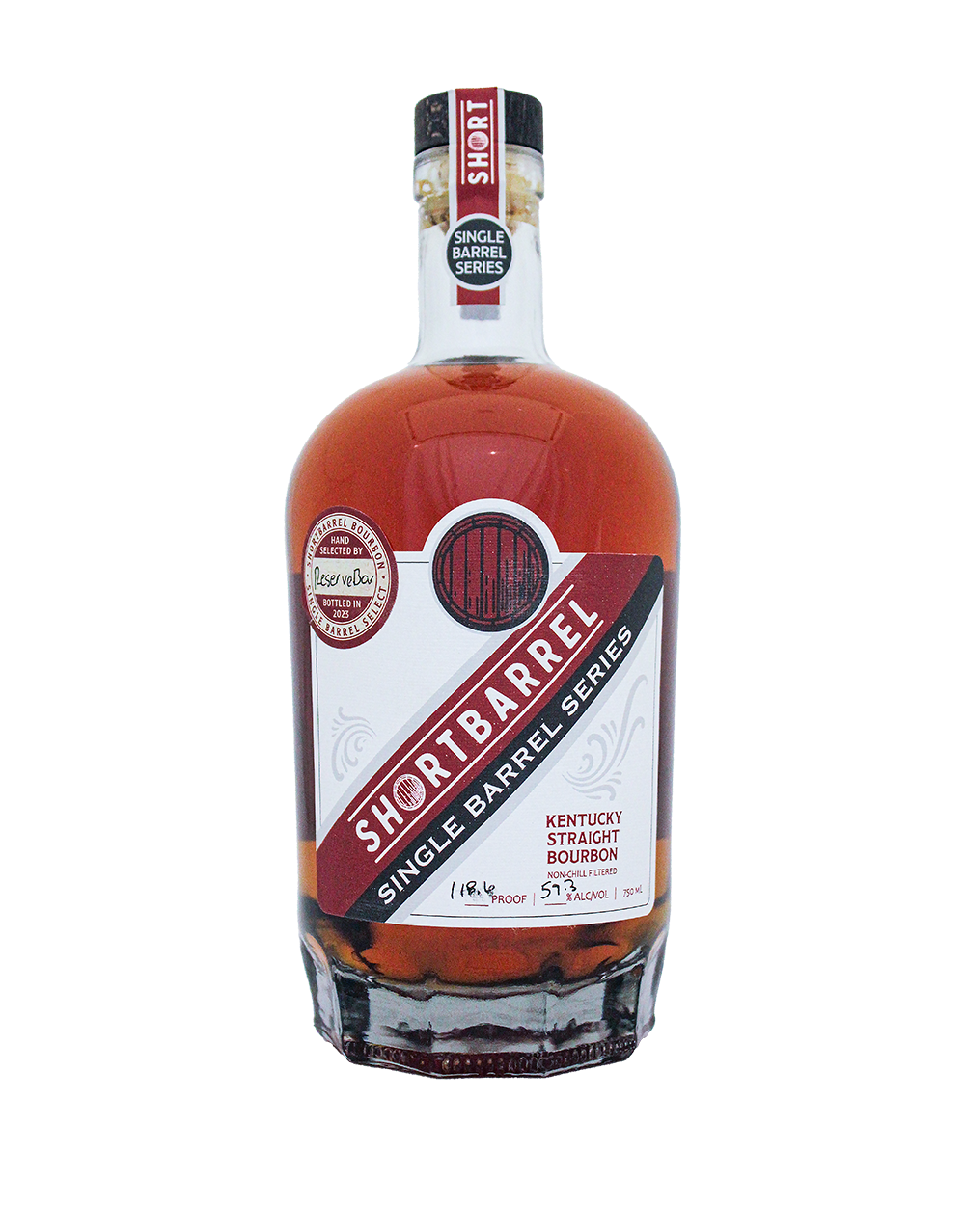 SHORTBARREL SINGLE BARREL CASK STRENGTH BOURBON S2B20 750 ML