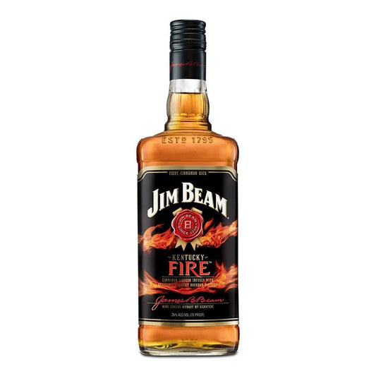 Jim Beam Kentucky Fire Bourbon Whiskey 1.75L