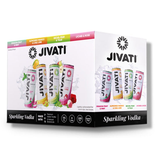 Jivati Variety Pack Canned Cocktails Vodka 8/355ml