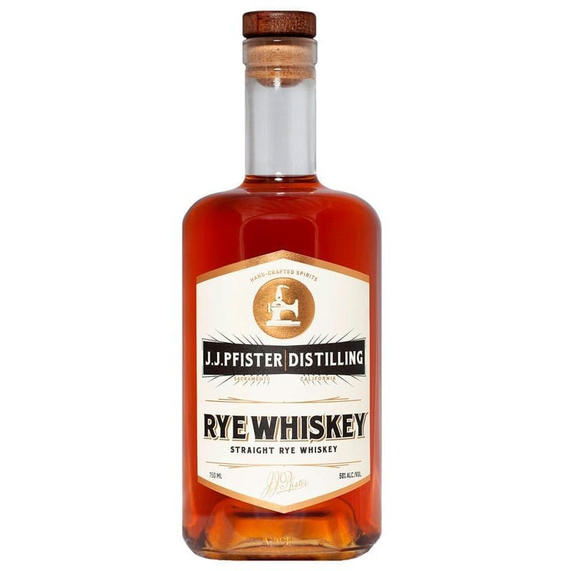 J.J. Pfister Distilling Rye Whiskey 750ml
