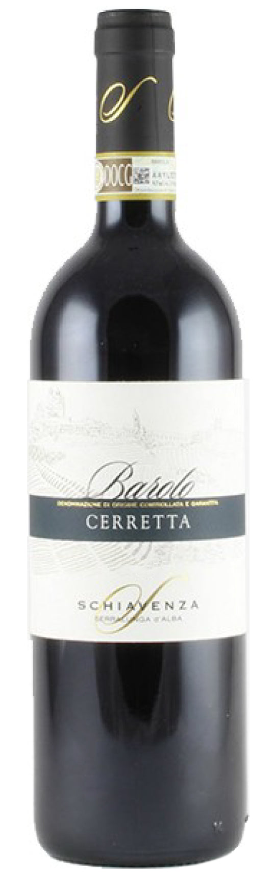 Schiavenza Barolo Cerretta 2019  Front Bottle Shot