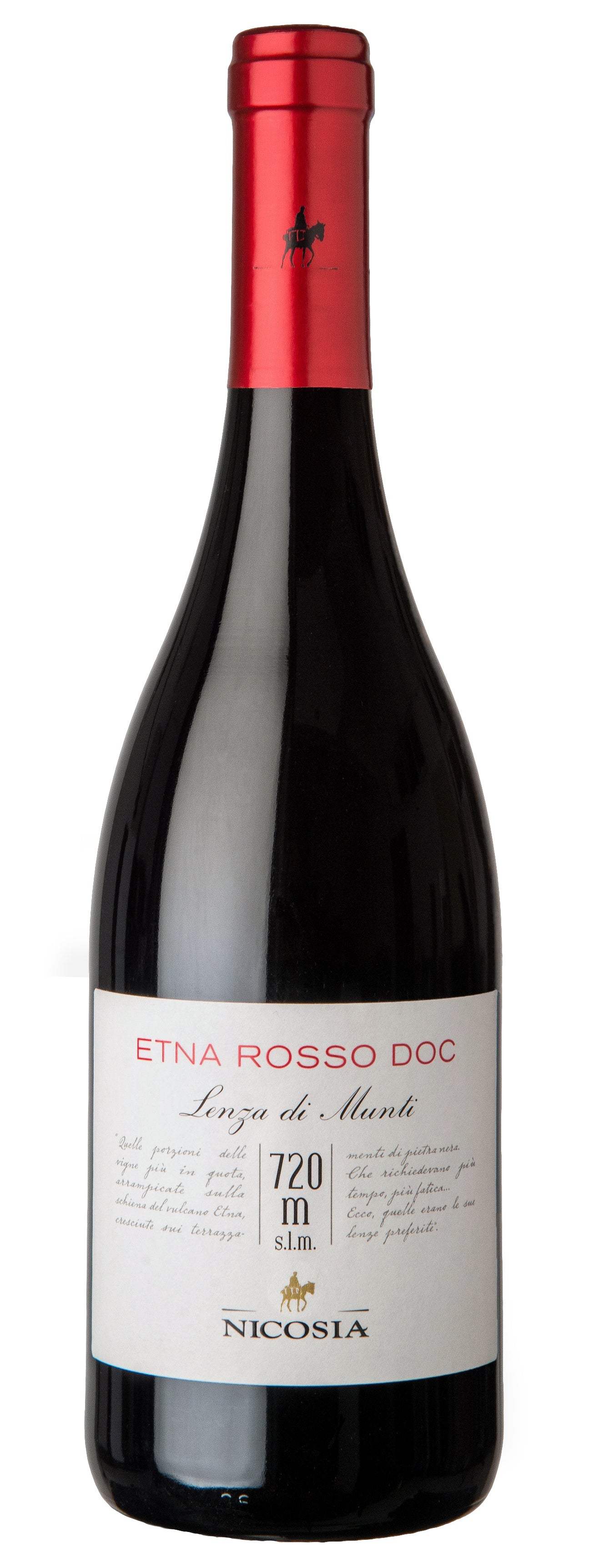 Nicosia Etna Rosso Lenza di Munti 2019  Front Bottle Shot