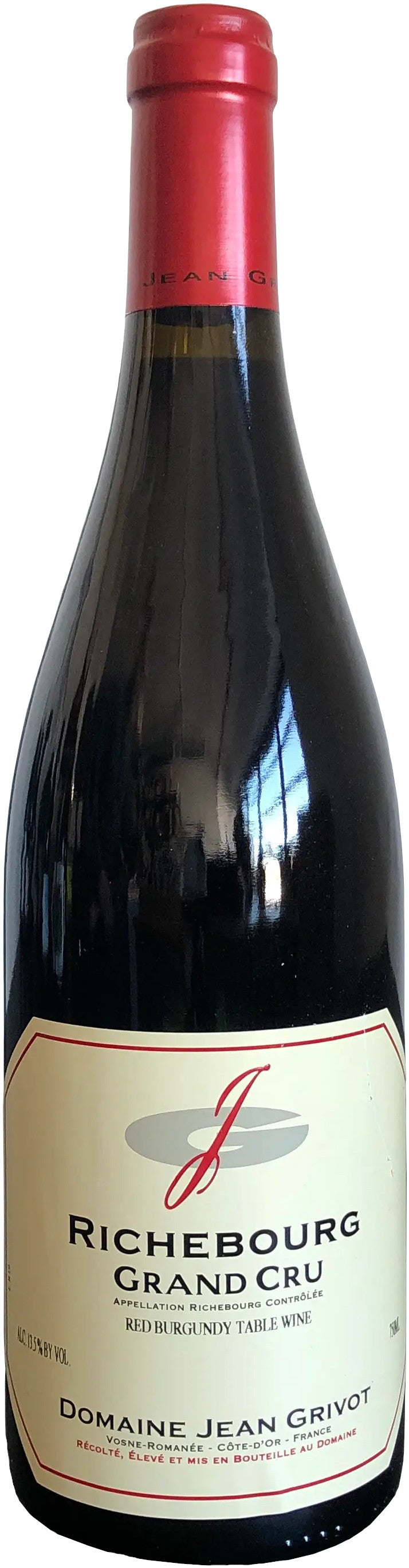 Domaine Jean Grivot Richebourg Grand Cru 2020  Front Bottle Shot