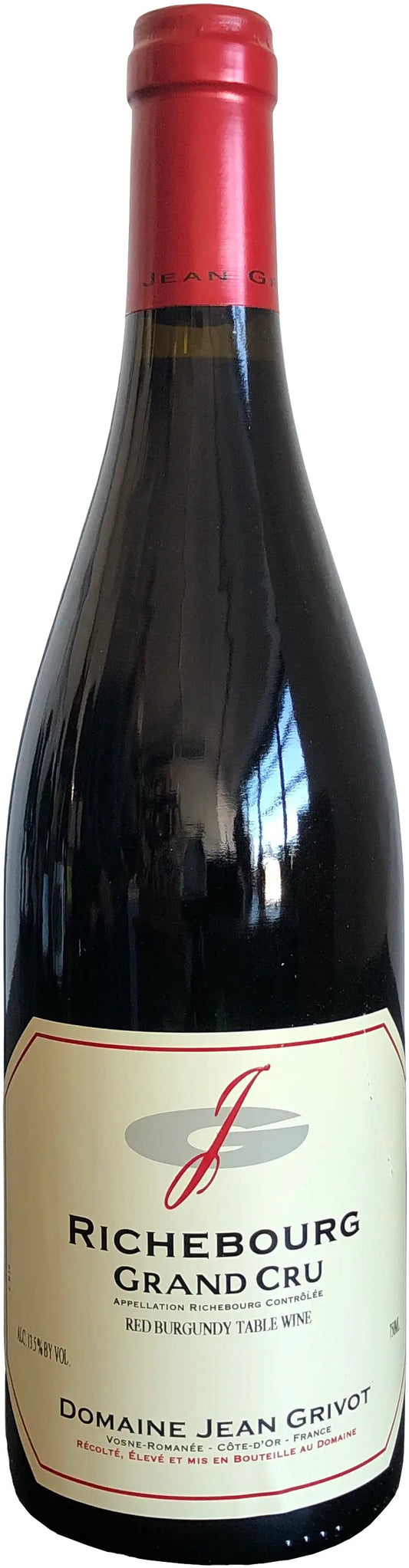 Domaine Jean Grivot Richebourg Grand Cru 2020  Front Bottle Shot