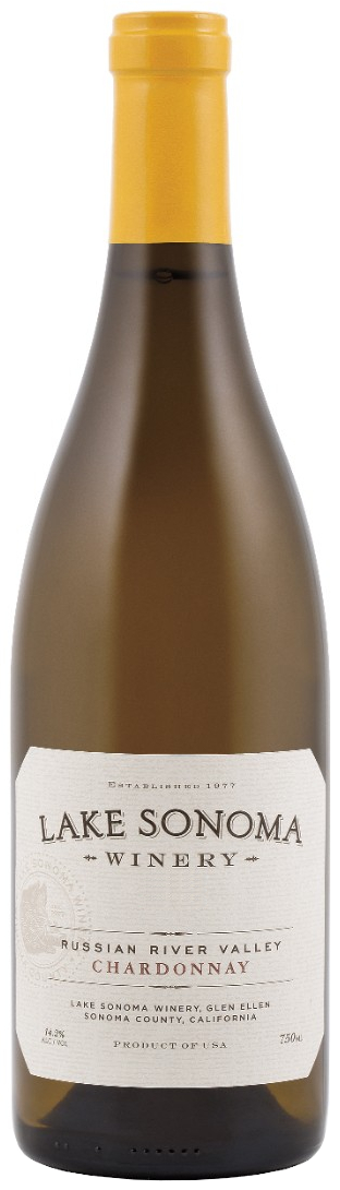 Lake Sonoma Winery Russian River Chardonnay 2021  Front Bottle Shot