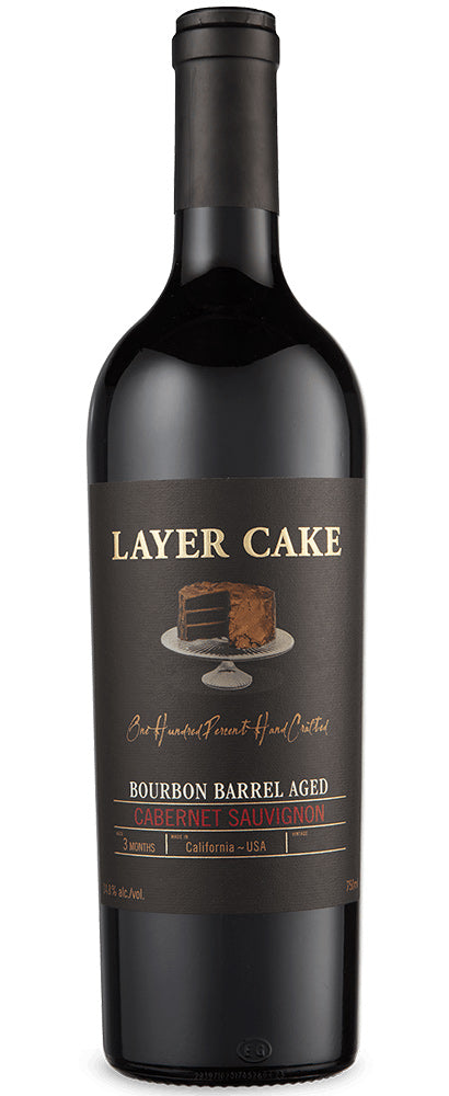 Layer Cake Bourbon Barrel Aged Cabernet Sauvignon 2019  Front Bottle Shot