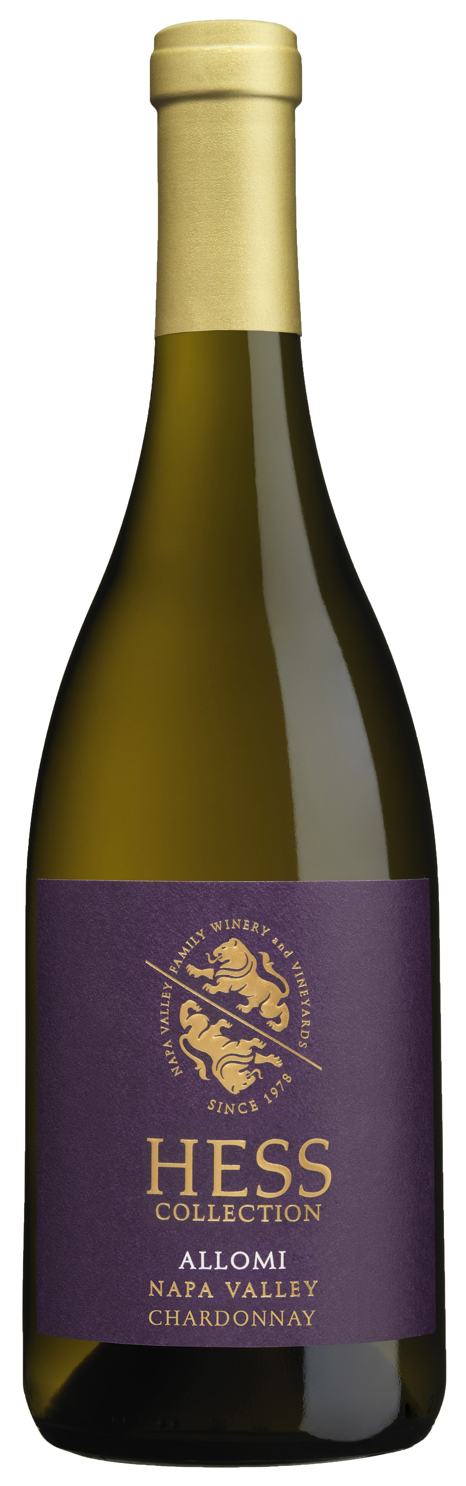 Hess Allomi Chardonnay 2019  Front Bottle Shot