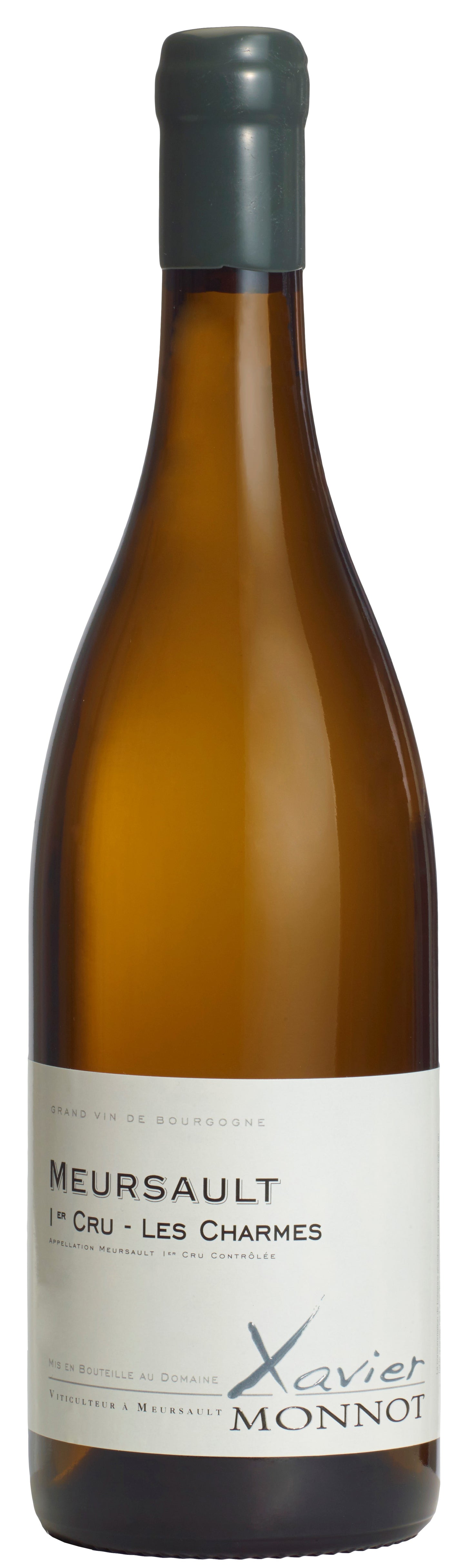 Xavier Monnot Meursault Les Charmes Premier Cru 2022  Front Bottle Shot