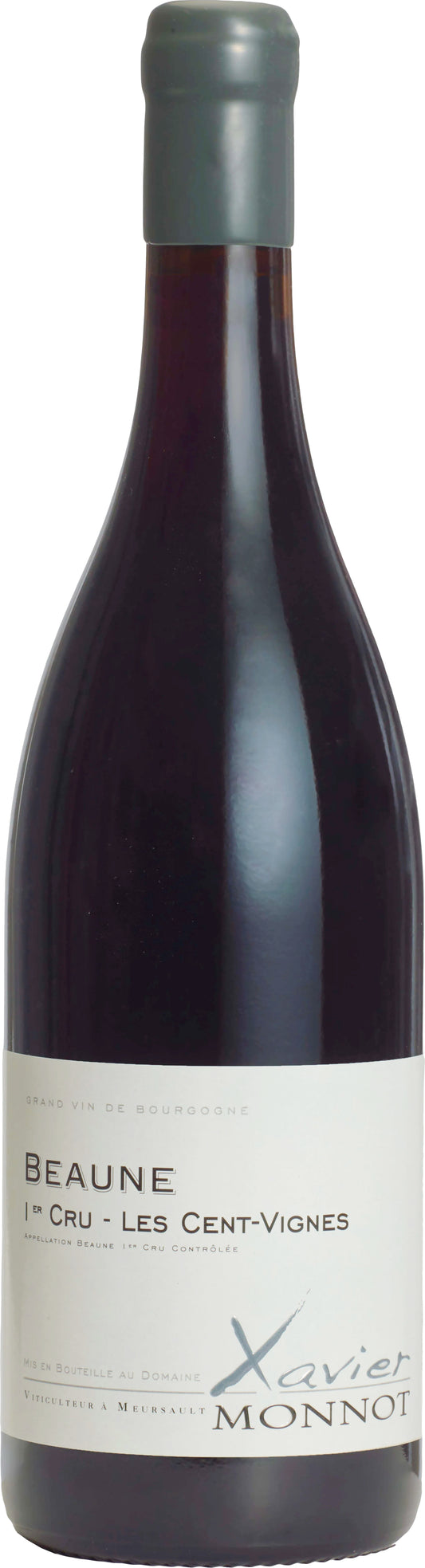 Xavier Monnot Beaune Les Cent-Vignes Premier Cru 2022  Front Bottle Shot