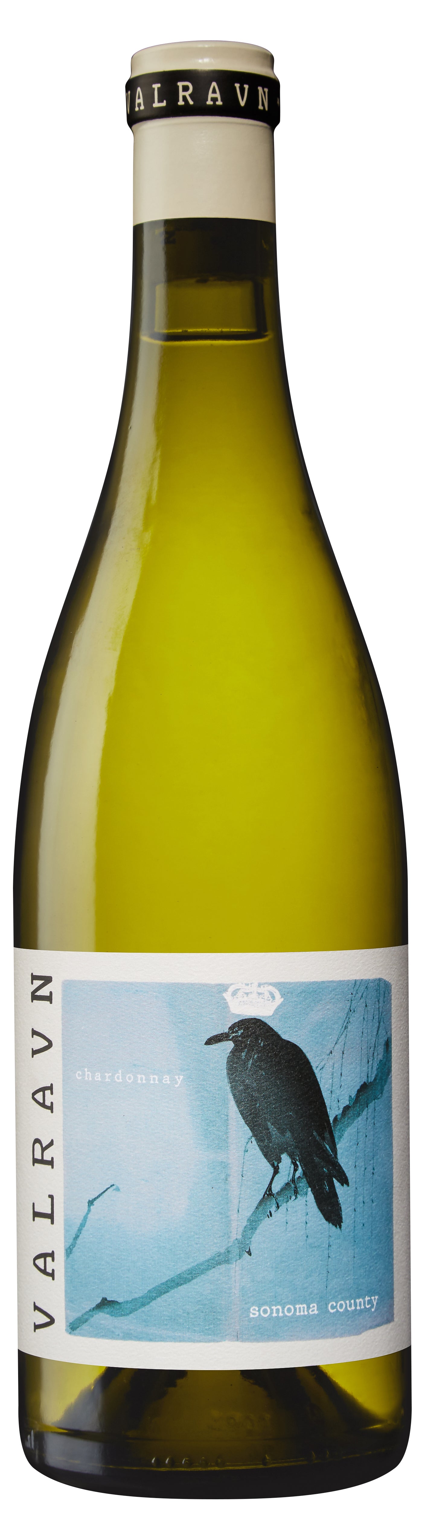 Valravn Chardonnay 2023  Front Bottle Shot