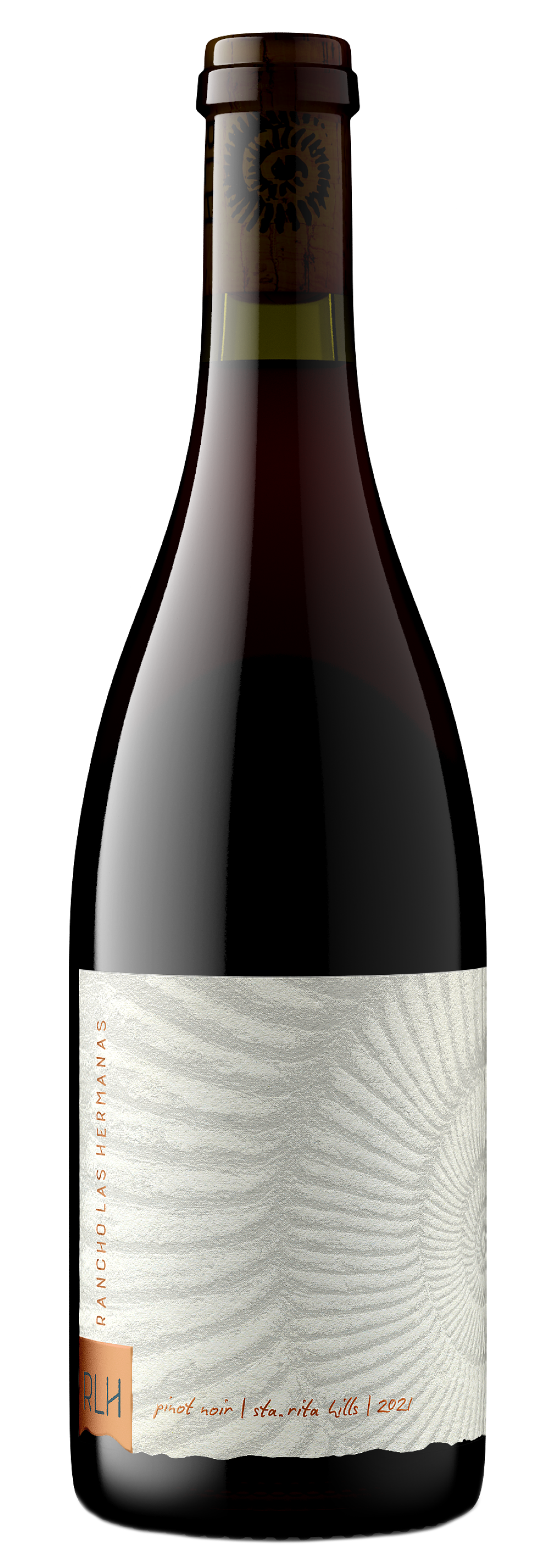 Rancho Las Hermanas Sta. Rita Hills Pinot Noir 2021  Front Bottle Shot