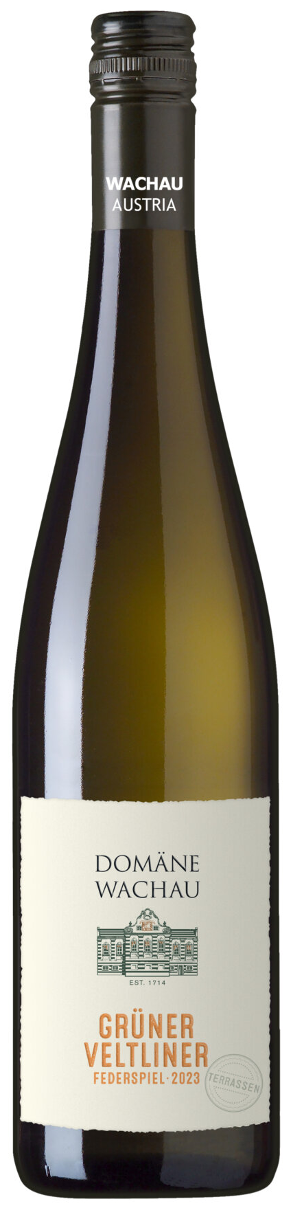 Domane Wachau Federspiel Terrassen Gruner Veltliner 2023  Front Bottle Shot